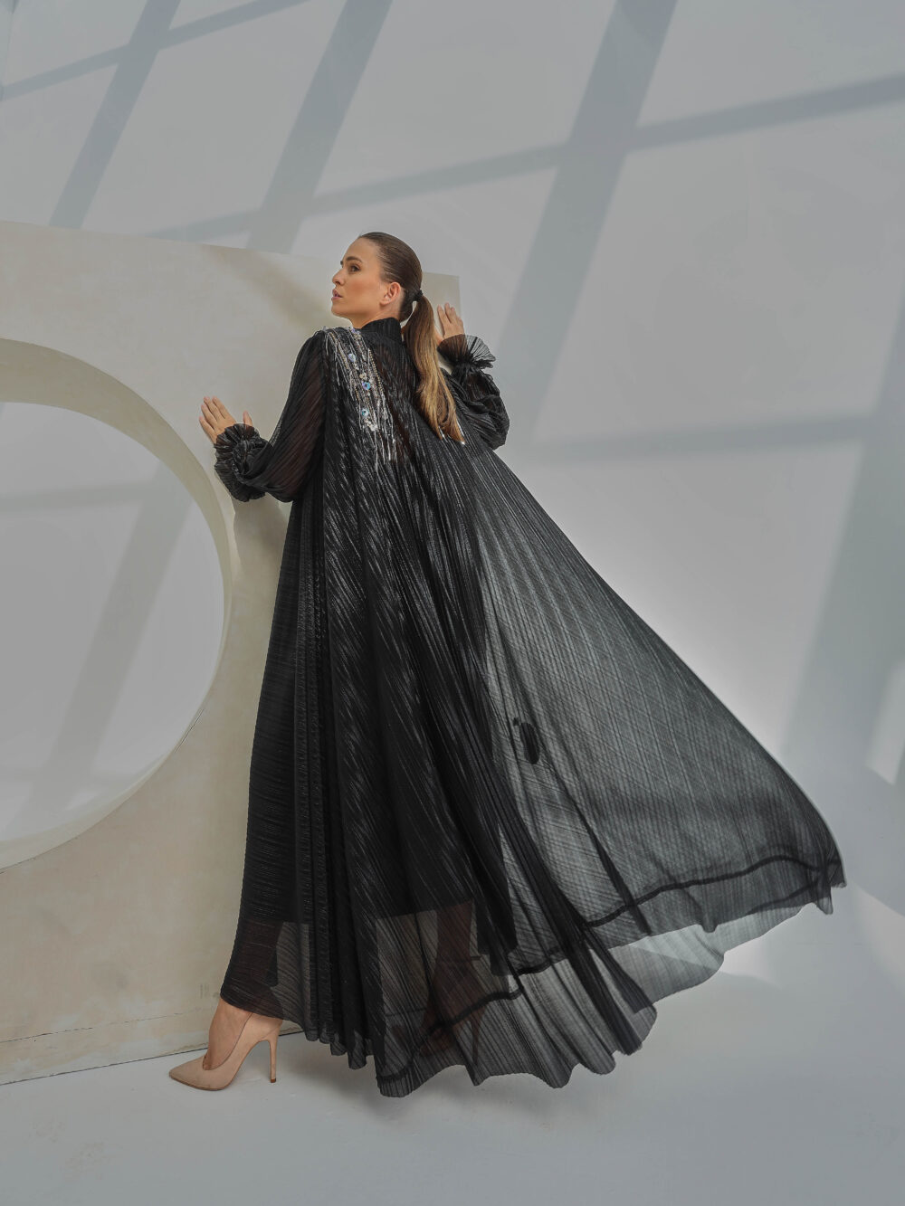 waves on chiffon