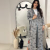 flowery linen jacquard